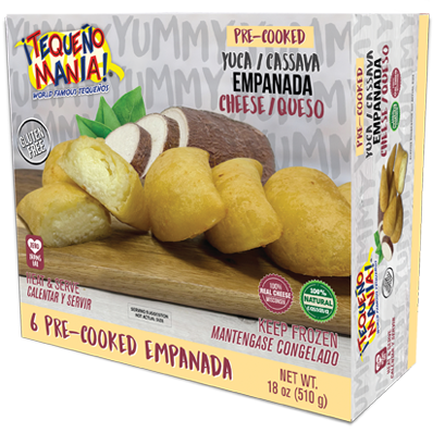 6 Pre-Cooked Yuca Cassava Cheese Empanada / Empanada de Queso